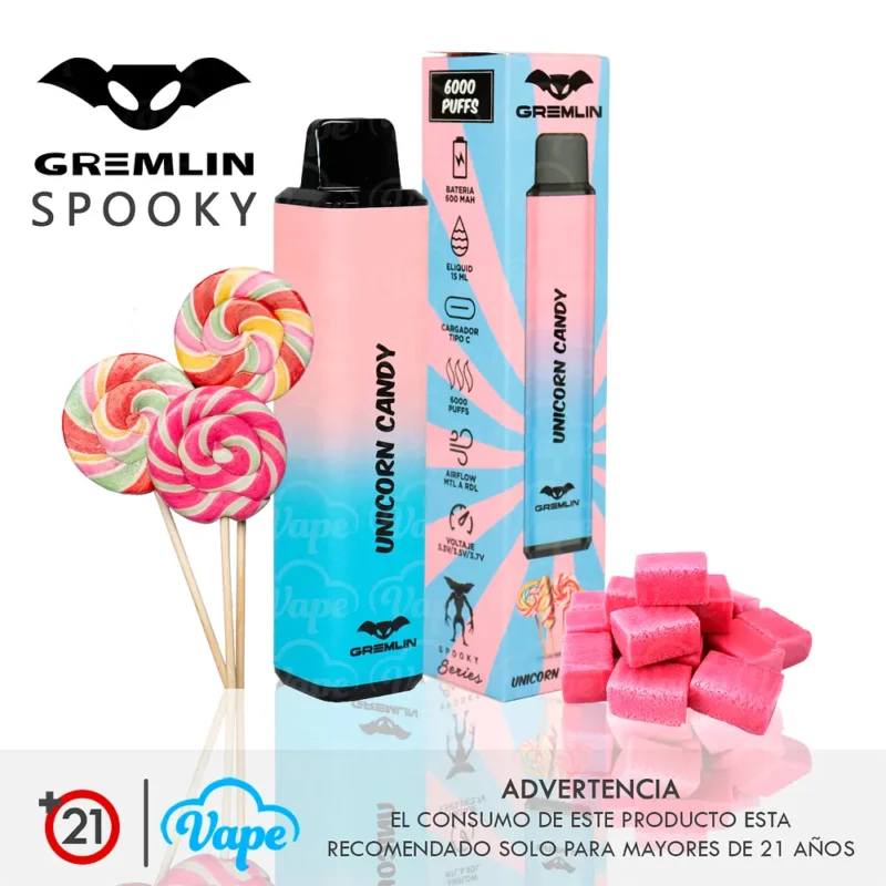 Gremlin Spooky 6000puff – Unicorn Candy